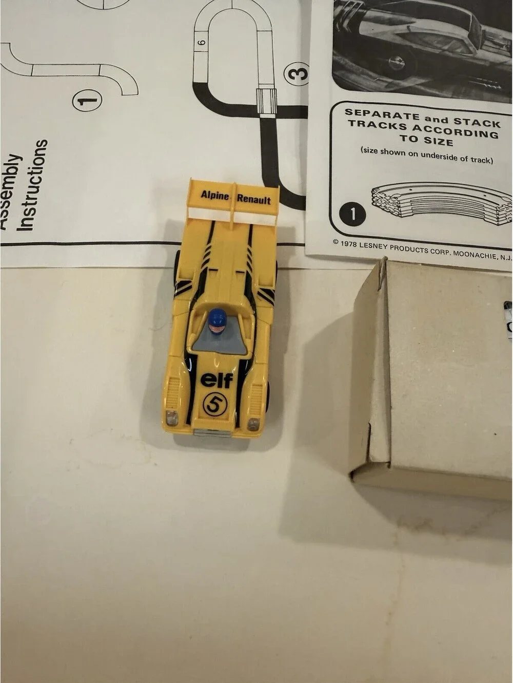 Vintage 1978 Matchbox Speed Tracks Race & Chase Set With Three Cars Tested